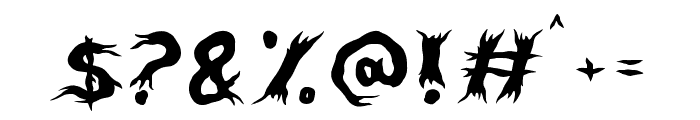 Soul Eater Font OTHER CHARS