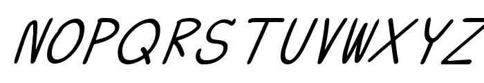 Soulus Italic Font UPPERCASE