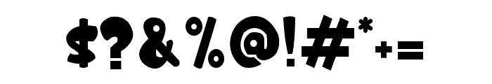 Sour Kiwi-Regular Font OTHER CHARS