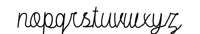 South East Monoline Font LOWERCASE