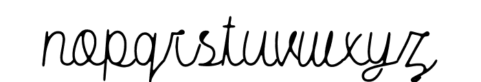 South East Rough Font LOWERCASE