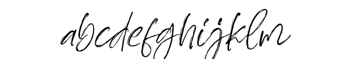South Gilbano Italic Font LOWERCASE
