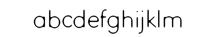 South & North Sans Font LOWERCASE