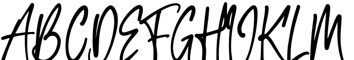 South Signature Font UPPERCASE