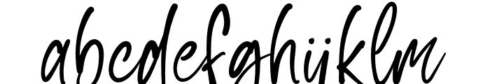 South Signature Font LOWERCASE
