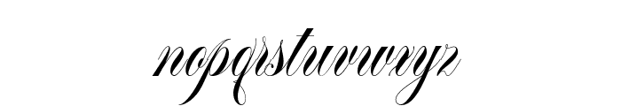 SouthwesternCalligraphyPro-Rg Font LOWERCASE