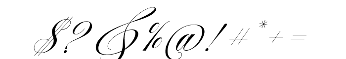 SouthwesternCalligraphyPro-Sl Font OTHER CHARS