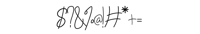 Soutralia Signature Font OTHER CHARS