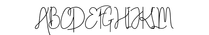 Soutralia Signature Font UPPERCASE