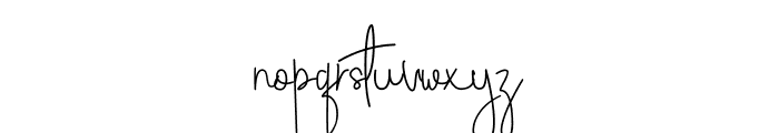 Soutralia Signature Font LOWERCASE