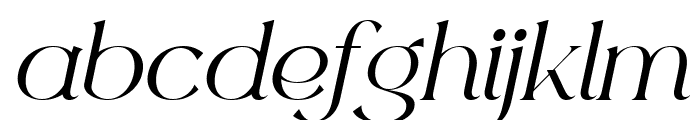 Sovage Italic Font LOWERCASE