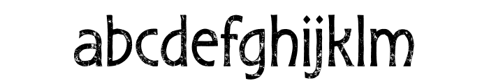 SovereignHeritageRough Font LOWERCASE