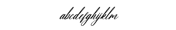 Sovinhaya Dictaselin Italic Font LOWERCASE