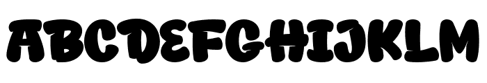 Space Cartoon Font UPPERCASE