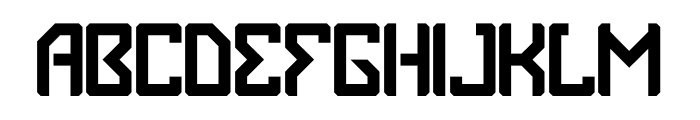 Space Crow Font LOWERCASE