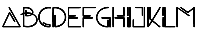 Space Game Font UPPERCASE