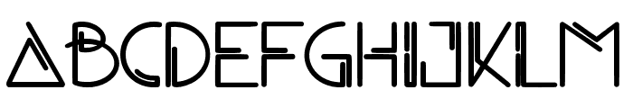 Space Game Font LOWERCASE