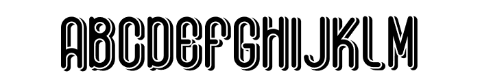 Space Harbon Font UPPERCASE