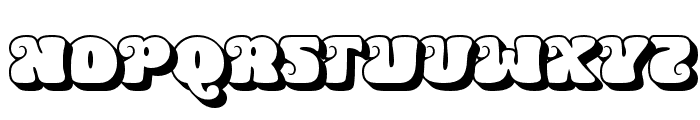 Space Majestic Extrude Regular Font LOWERCASE