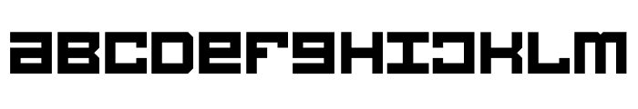 Space Rosius Font LOWERCASE