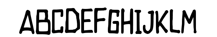 Space Sketchy Regular Font UPPERCASE