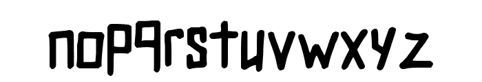 Space Sketchy Regular Font LOWERCASE