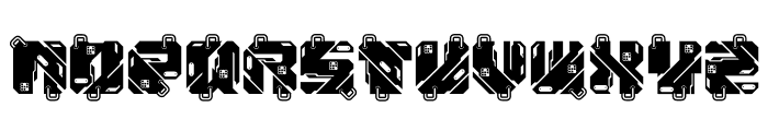 Space Sparkle Six Font LOWERCASE