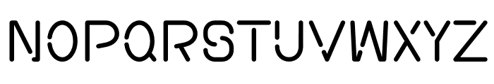 Space Stacked Font LOWERCASE