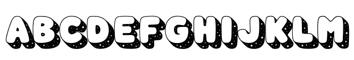 Space Time Regular Font LOWERCASE