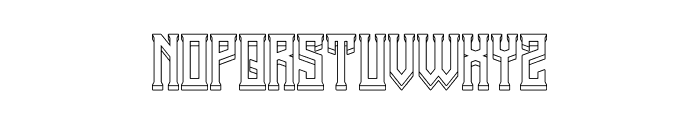 Space Vacation Full Font LOWERCASE