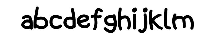 Space kids Font LOWERCASE