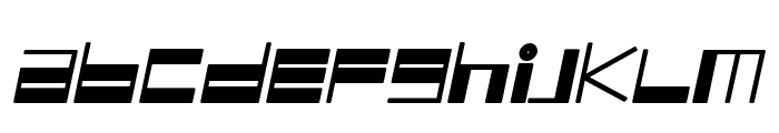 SpaceAsiaObliqueBlack Font LOWERCASE