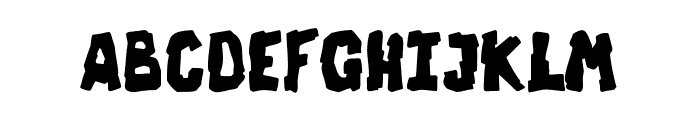 SpaceRocksRegular Font LOWERCASE