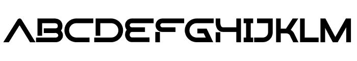 Spacetron Black Font UPPERCASE