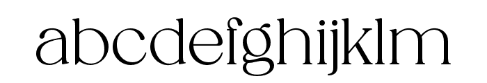 Spadore Regular Font LOWERCASE