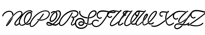 SpaghetiScript Font UPPERCASE