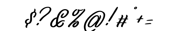 Spancer High Italic Font OTHER CHARS