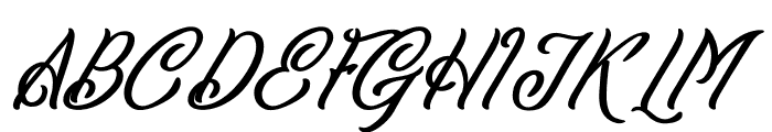Spancer High Italic Font UPPERCASE