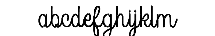 Spandam-Rough Font LOWERCASE