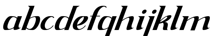 Spark Night Italic Font LOWERCASE