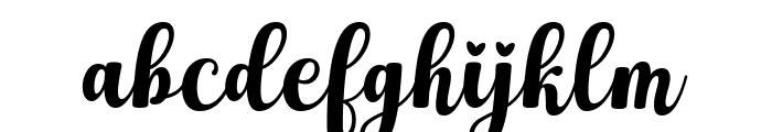 Sparkle Bright Font LOWERCASE