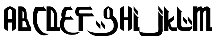 Sparkling Khufis Font UPPERCASE