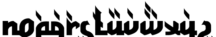 Sparkling Khufis Font LOWERCASE