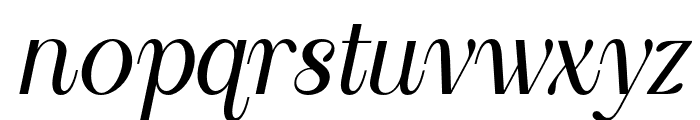 Sparkling Mellow Italic Font LOWERCASE
