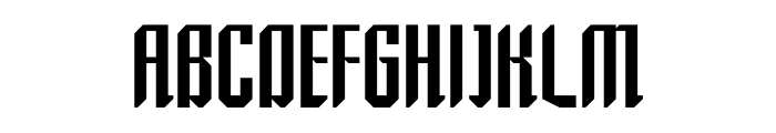 Spearhead Font UPPERCASE