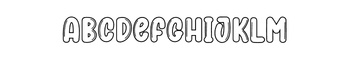 Special Bubble Font UPPERCASE