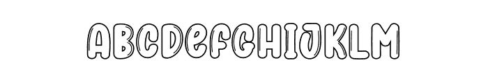 Special Bubble Font LOWERCASE