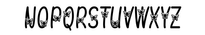 Special Butterfly Font UPPERCASE