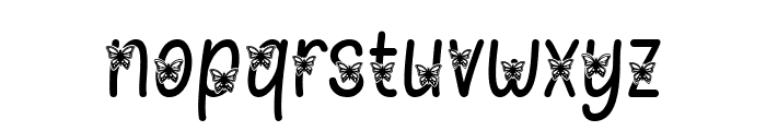 Special Butterfly Font LOWERCASE