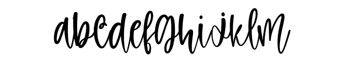 Special Christmas Script Font LOWERCASE